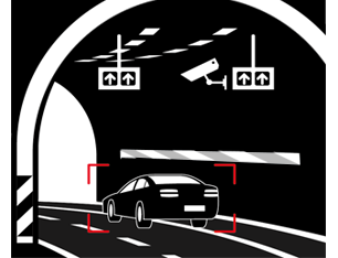 車輛停滯隧道路邊