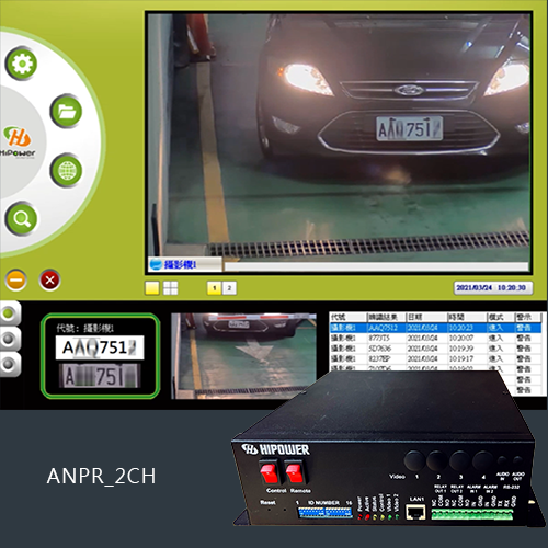 ANPR_2CH車牌辨識控制器