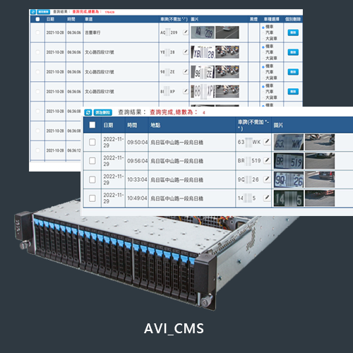 AVI_CMS車牌辨識管理伺服器