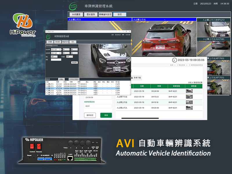 AVI自動車輛辨識系統
